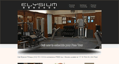 Desktop Screenshot of elysiumfitness.net