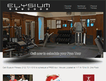 Tablet Screenshot of elysiumfitness.net